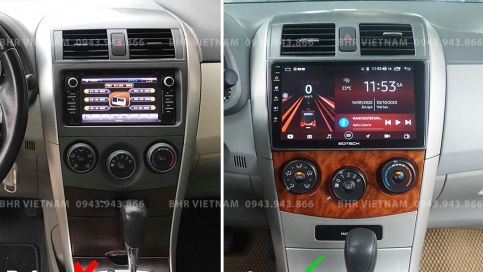 Màn hình DVD Android xe Toyota Altis 2008 - 2013 | Gotech GT8 Max